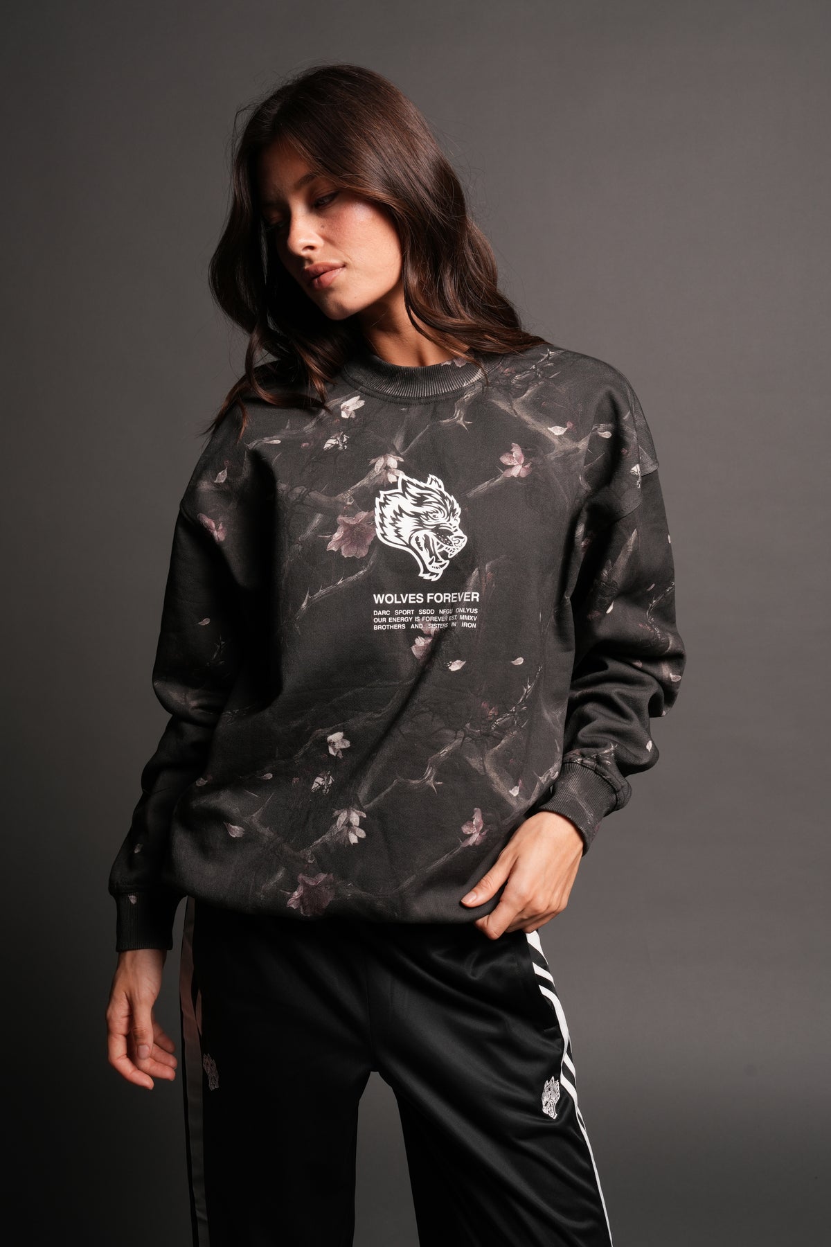Wolves Have Your Back London Crewneck In All Of Us Camo