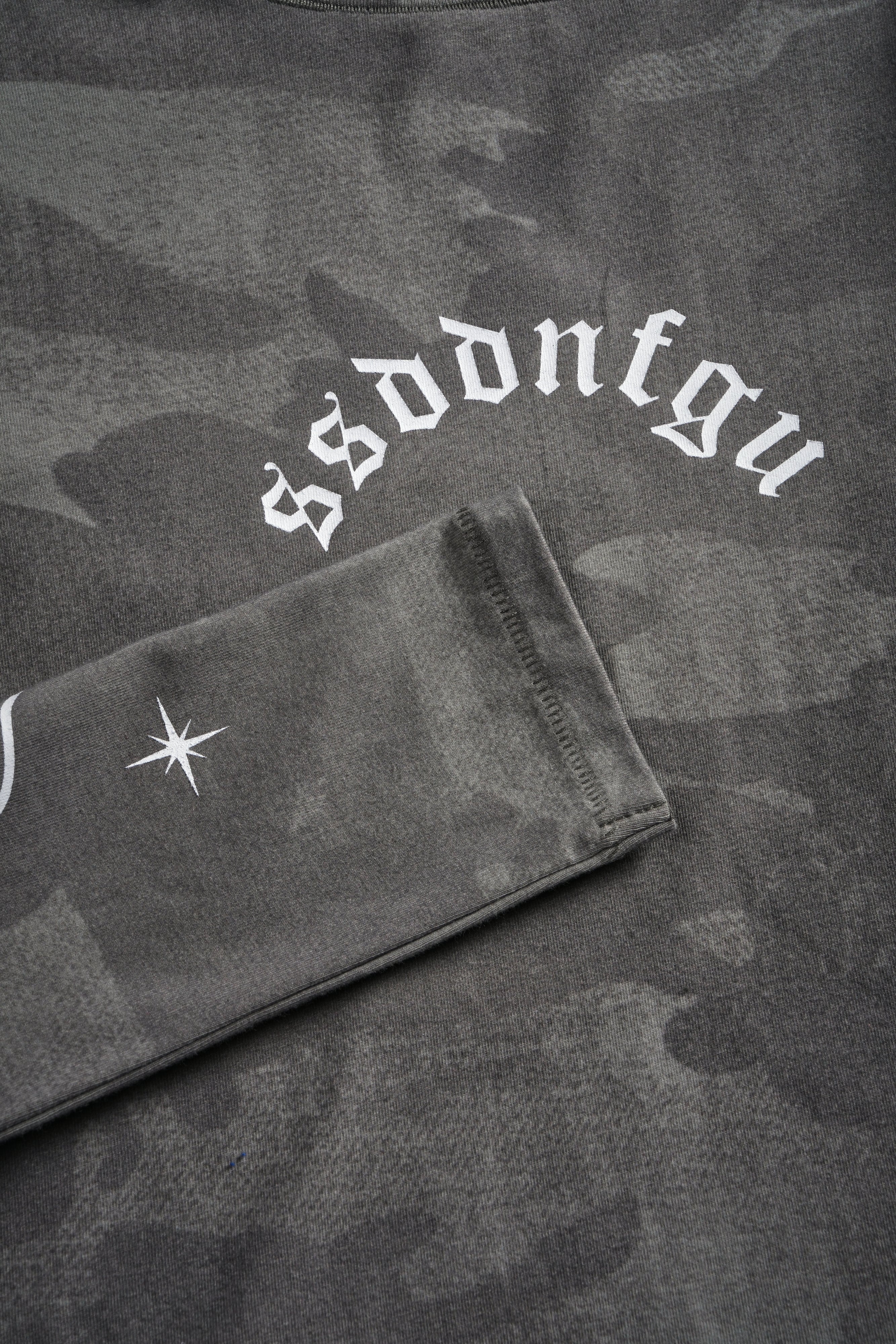 FRVR in the Stars "Eden" L/S Tee in Lush Vintage Woodland Camo