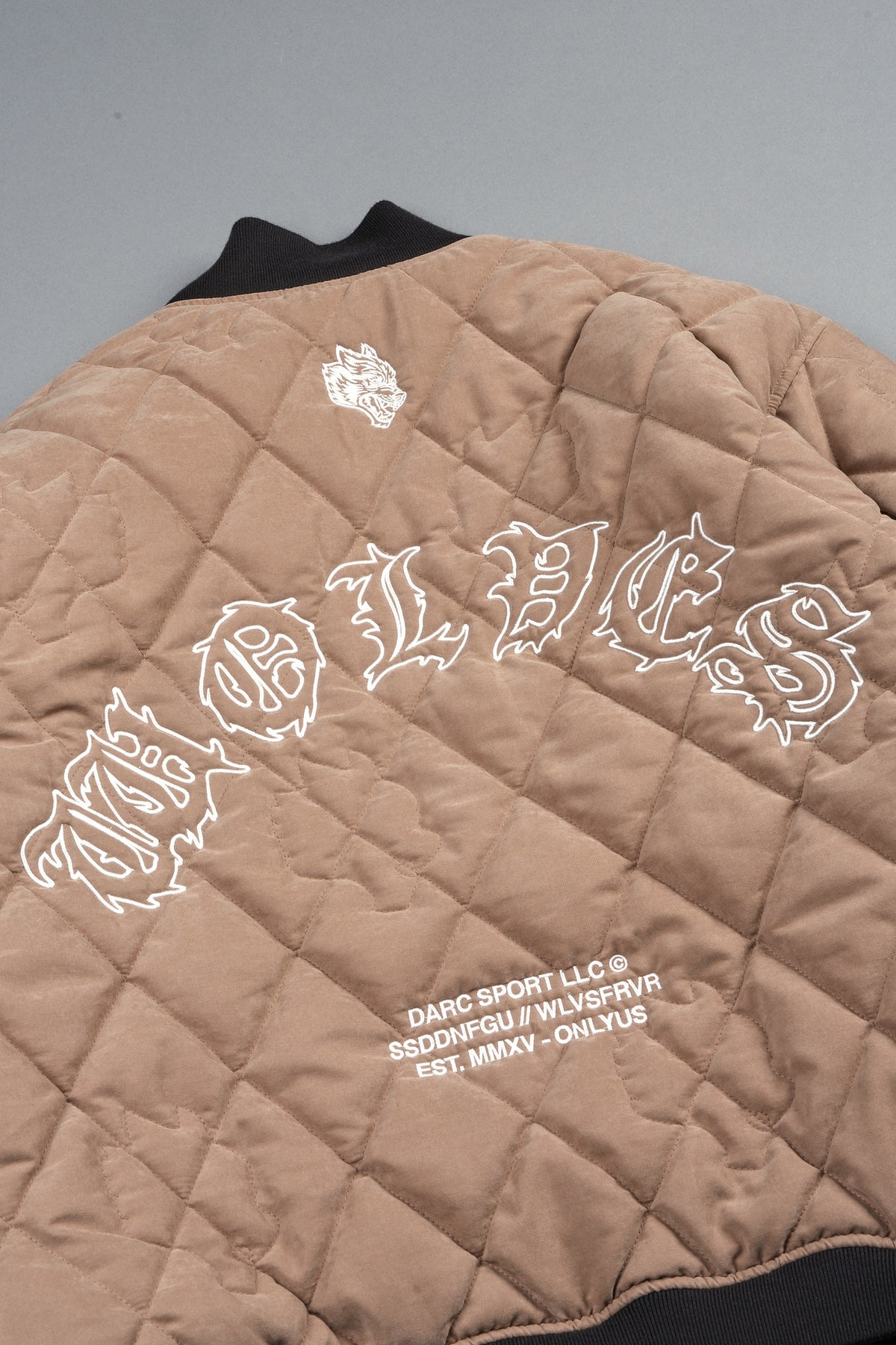 Jason Frvr Cloud Quilted Reversible Bomber Jacket In Dover Green/Taupe