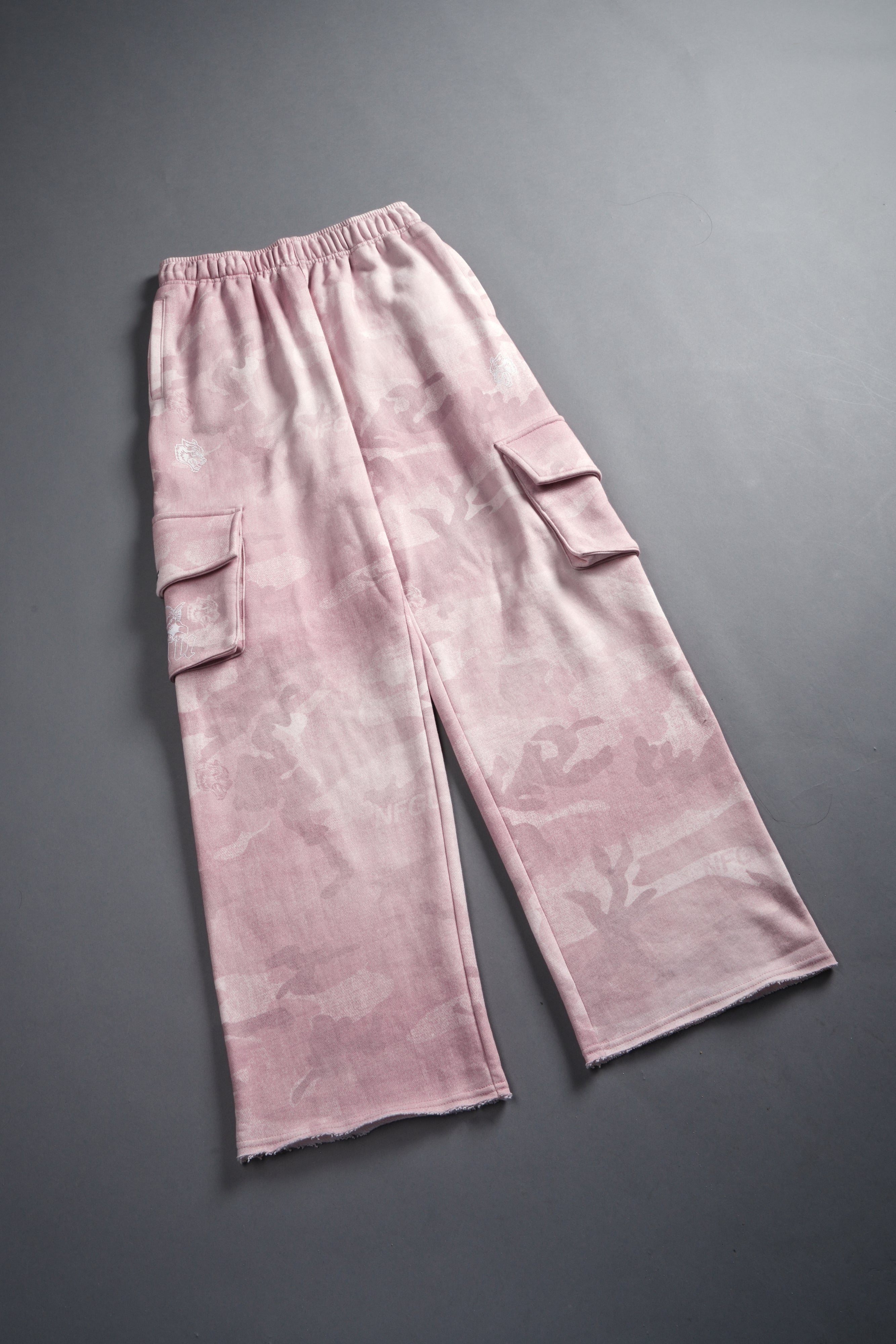 Dual Cherub NFGU Big Cozy Sweats in Blush Vintage Woodland Camo