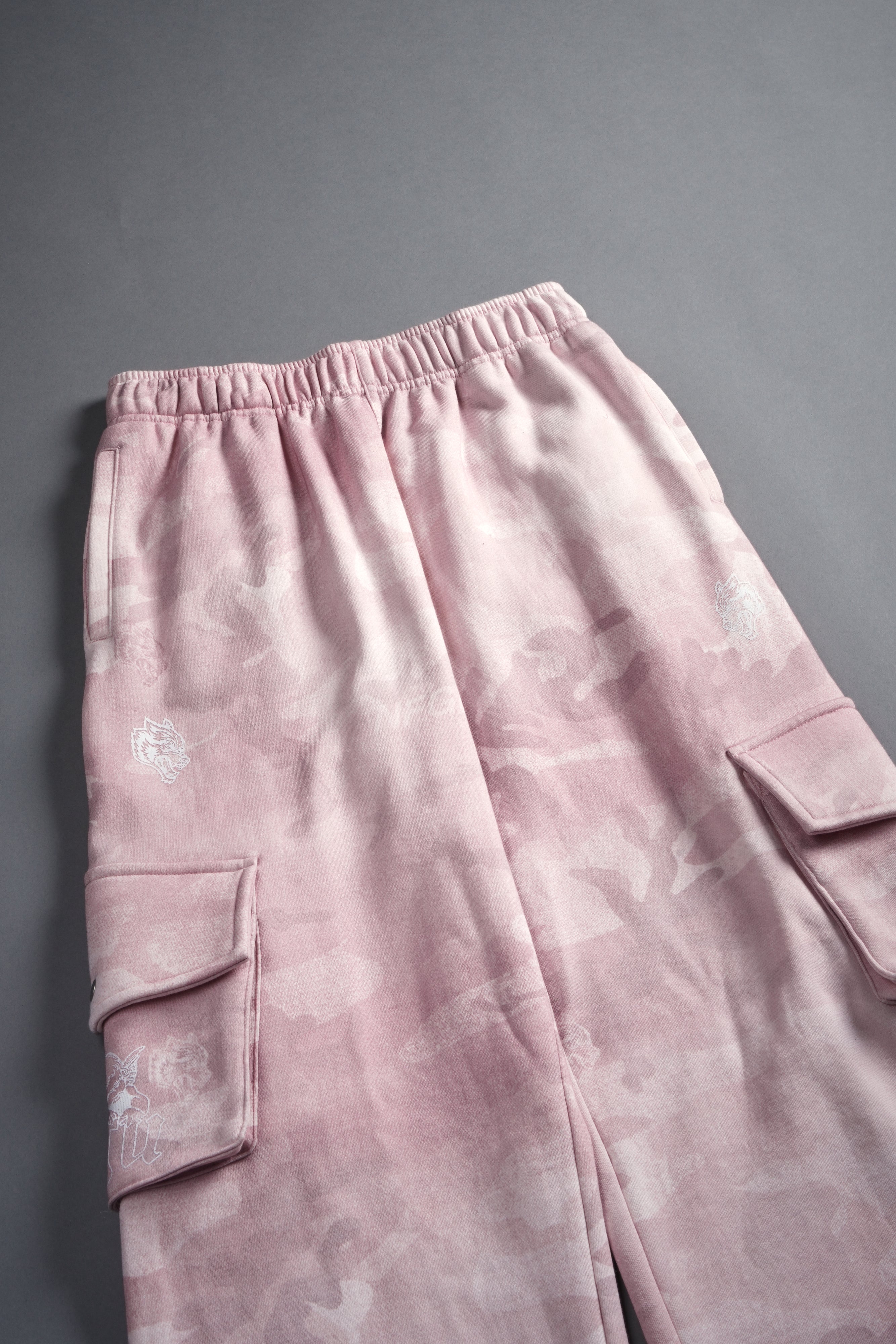 Dual Cherub NFGU Big Cozy Sweats in Blush Vintage Woodland Camo