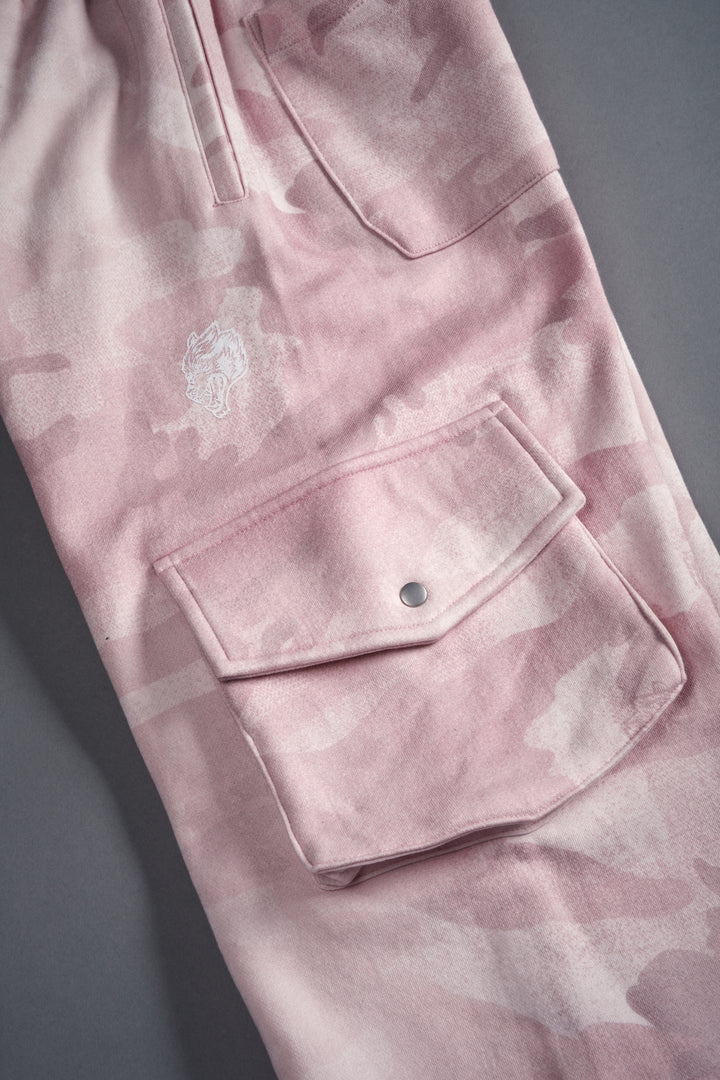 Dual Cherub NFGU Big Cozy Sweats in Blush Vintage Woodland Camo