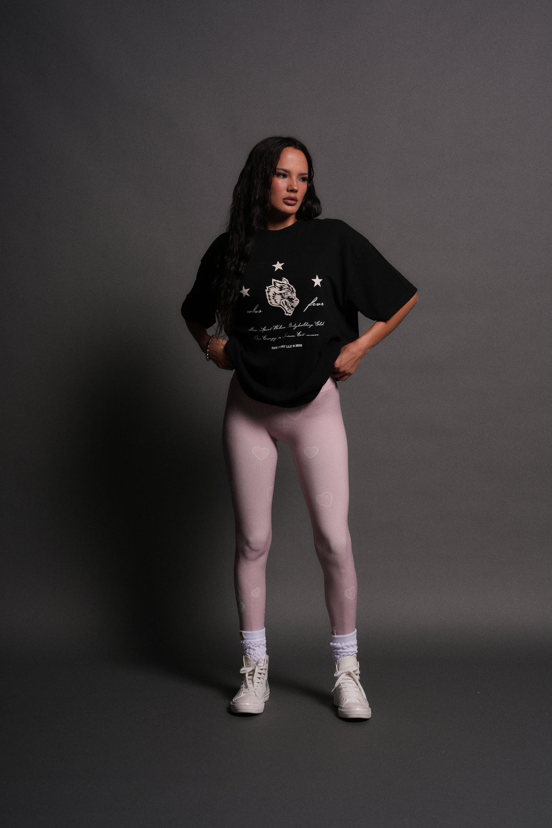She's a Star Unisex "Premium" Oversized Tee in Black
