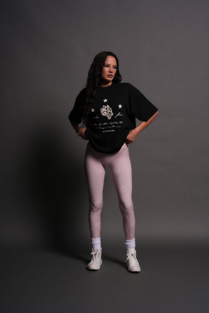 She's a Star Unisex "Premium" Oversized Tee in Black