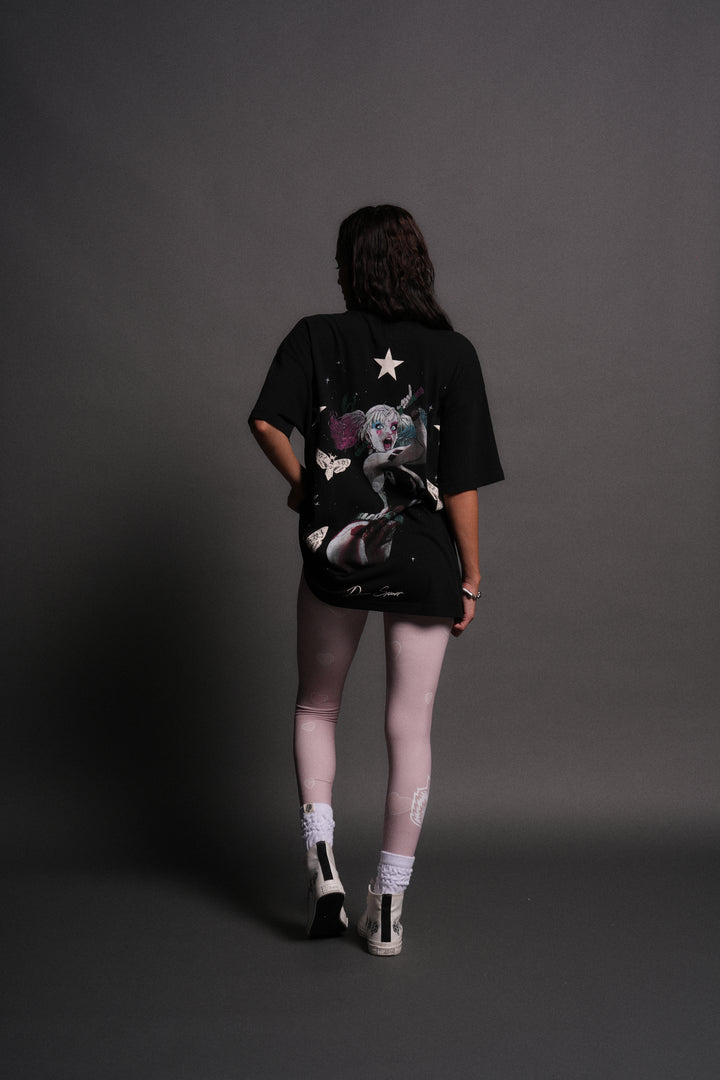 She's a Star Unisex "Premium" Oversized Tee in Black