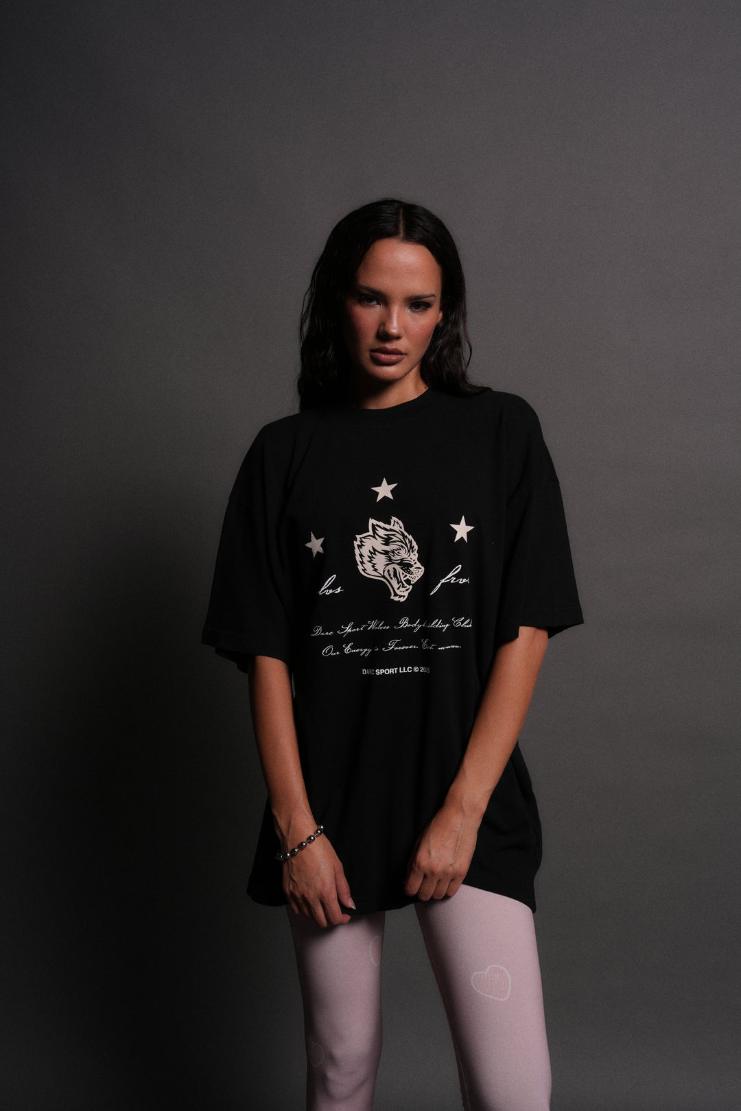She's a Star Unisex "Premium" Oversized Tee in Black