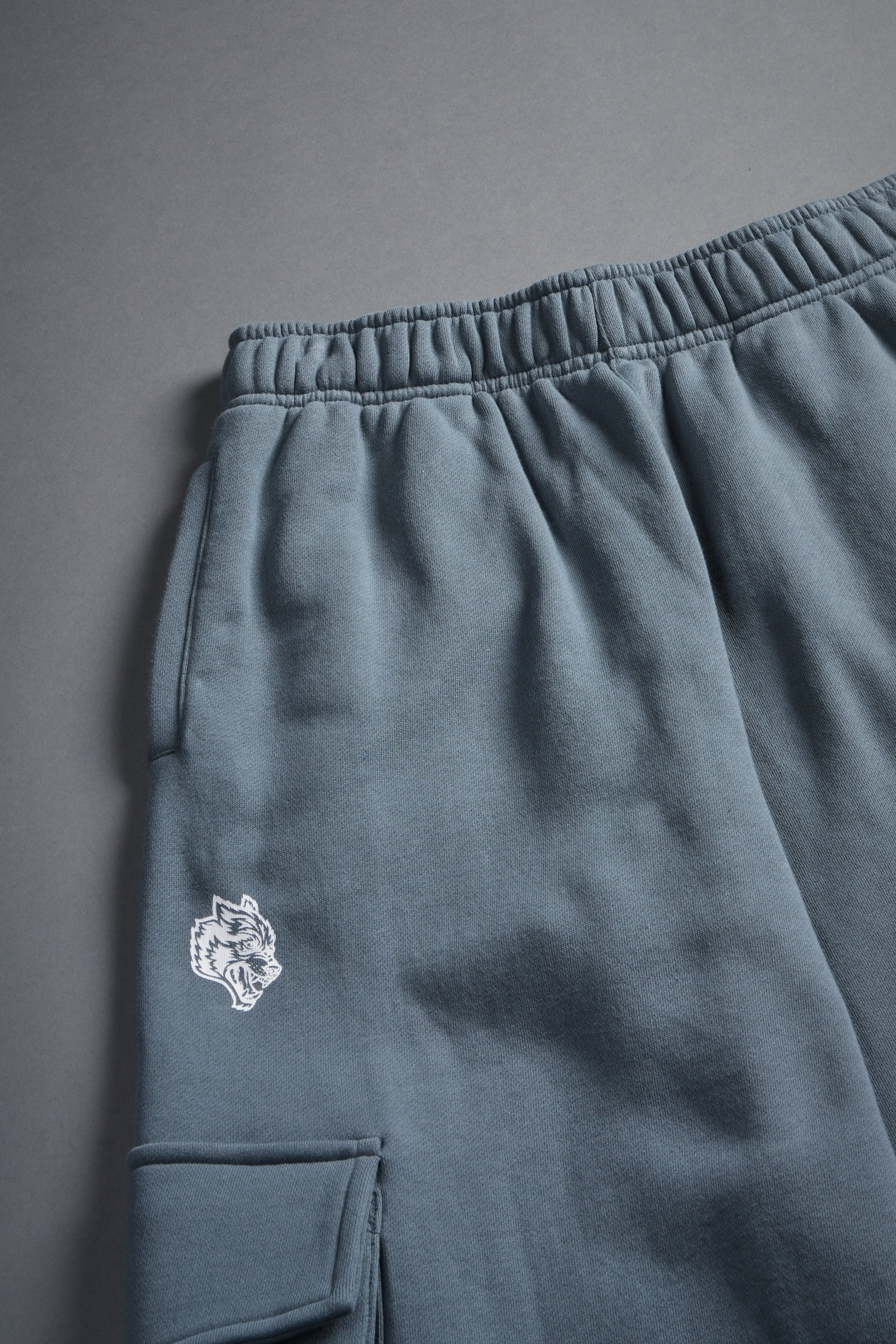 Faded Paisley Durst Cargo Sweats in Greek Stone