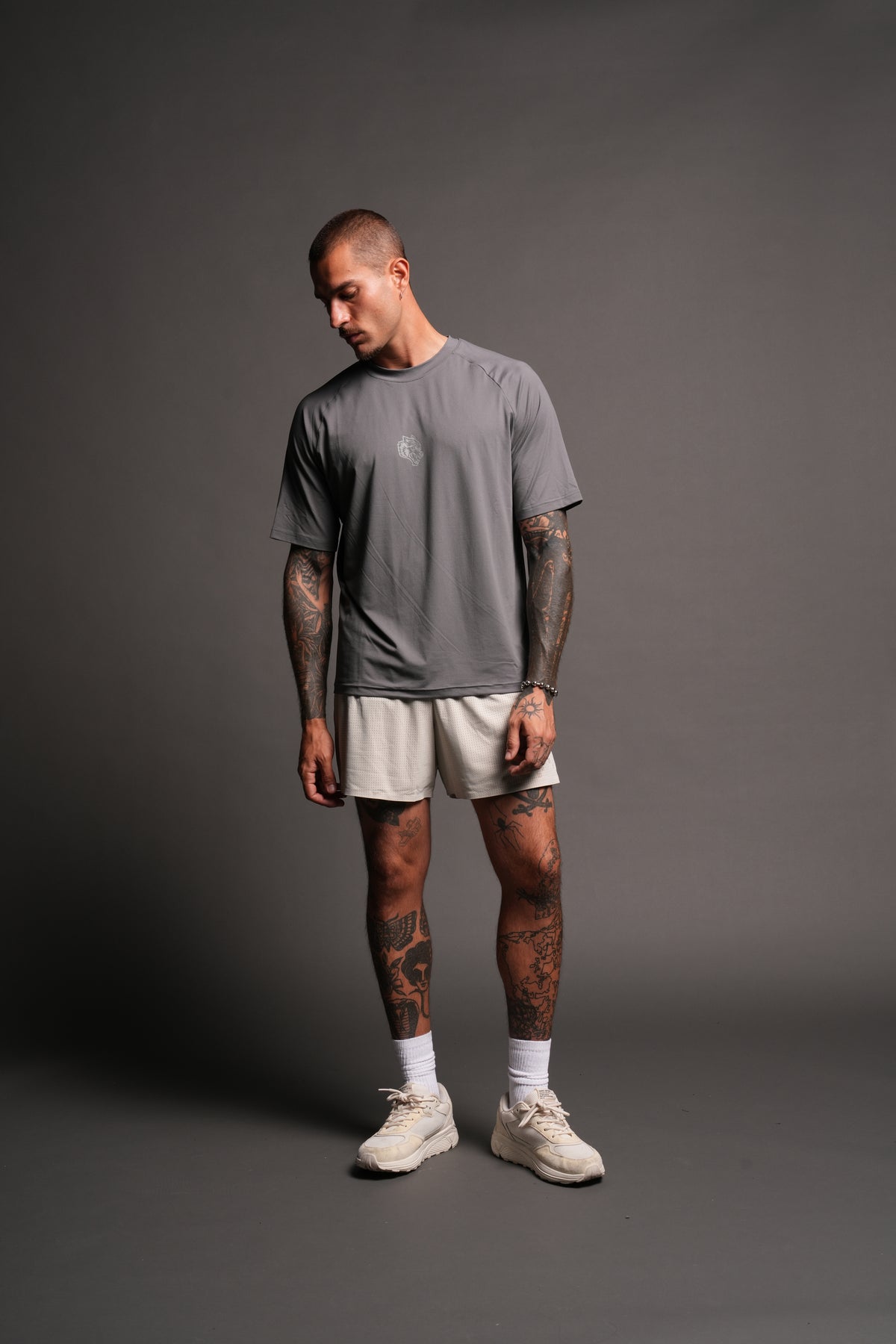 Pyramid V3 Rocky Running Shorts In Cream