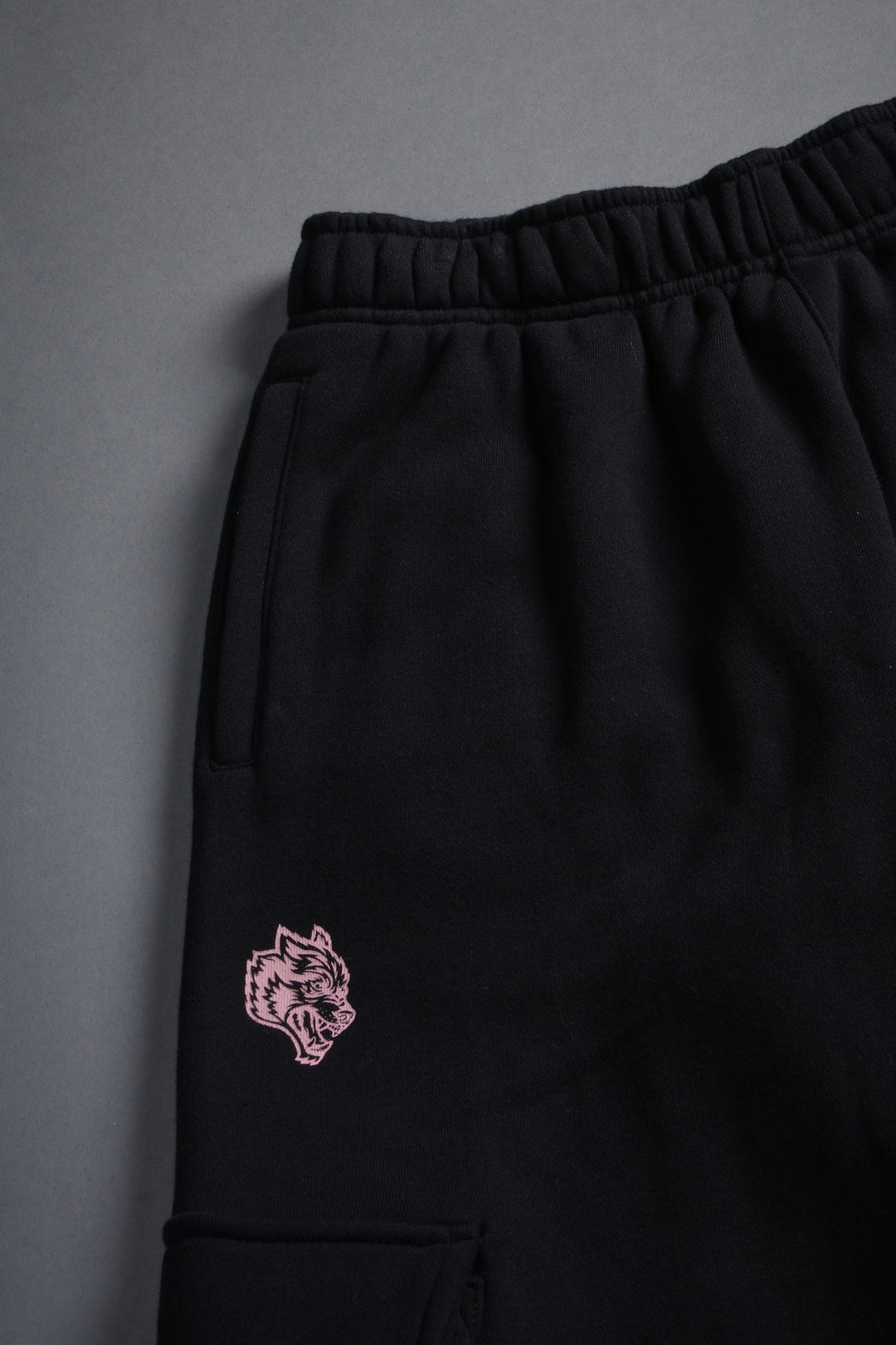 Faded Paisley Durst Cargo Sweats in Black
