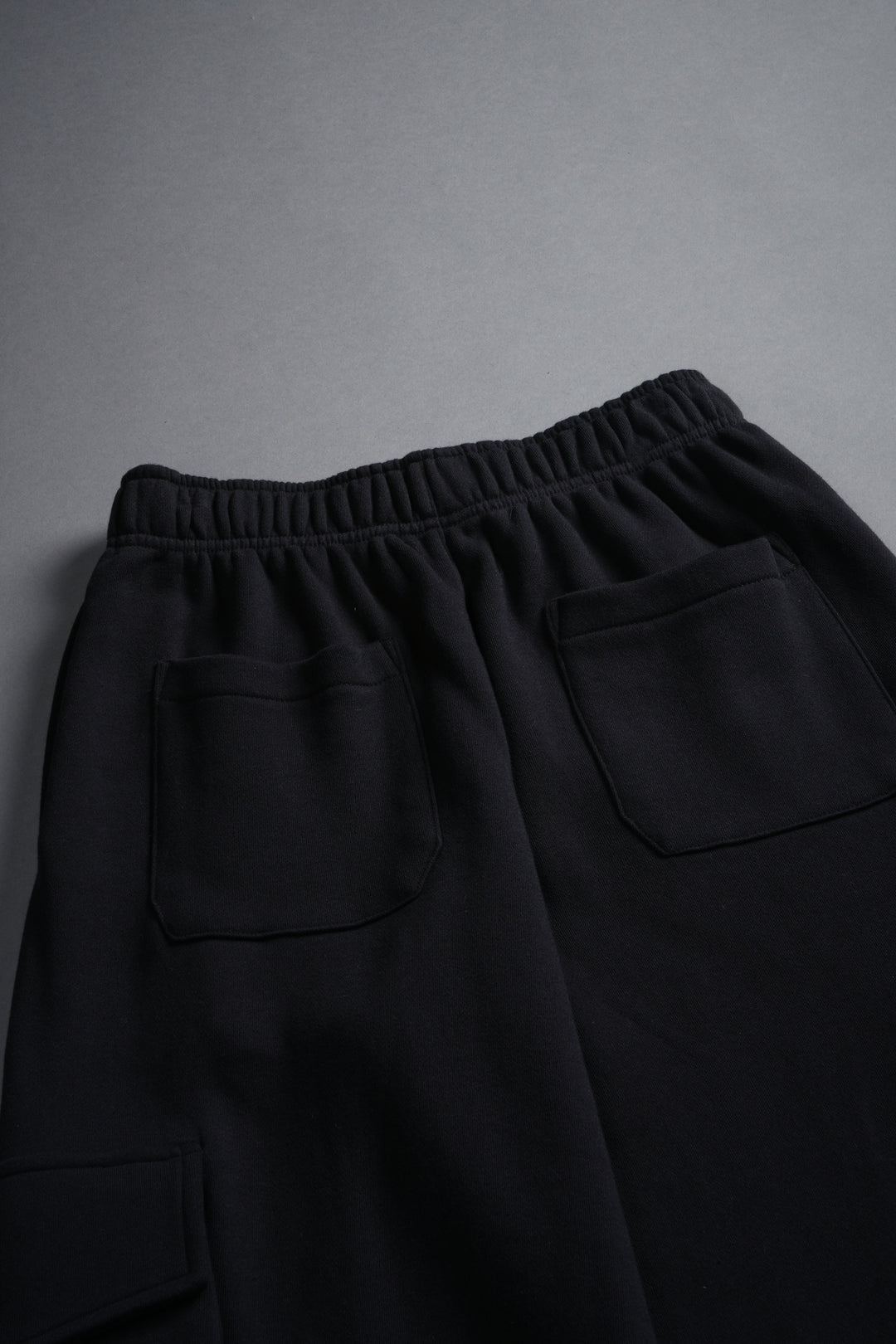 Faded Paisley Durst Cargo Sweats in Black