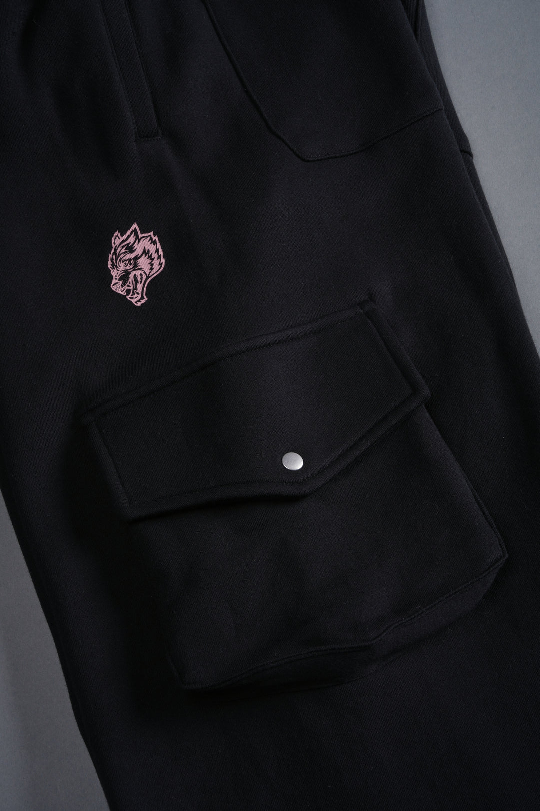 Faded Paisley Durst Cargo Sweats in Black