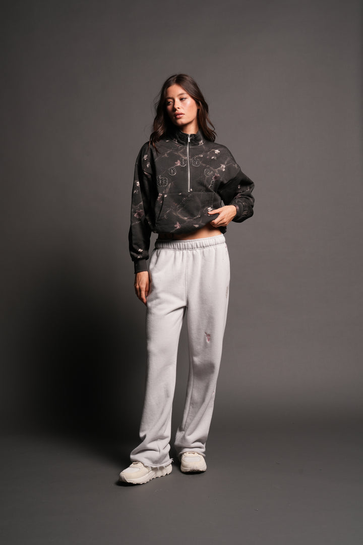 Stud Pyramid She Everson Mockneck Sweater In All Of Us Camo