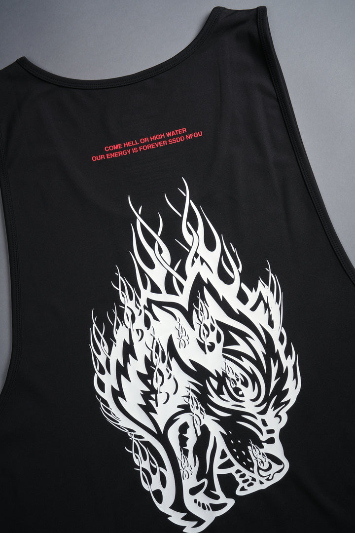 Come Hell Or High Water "Dry Wolf" (Drop) Tank in Black