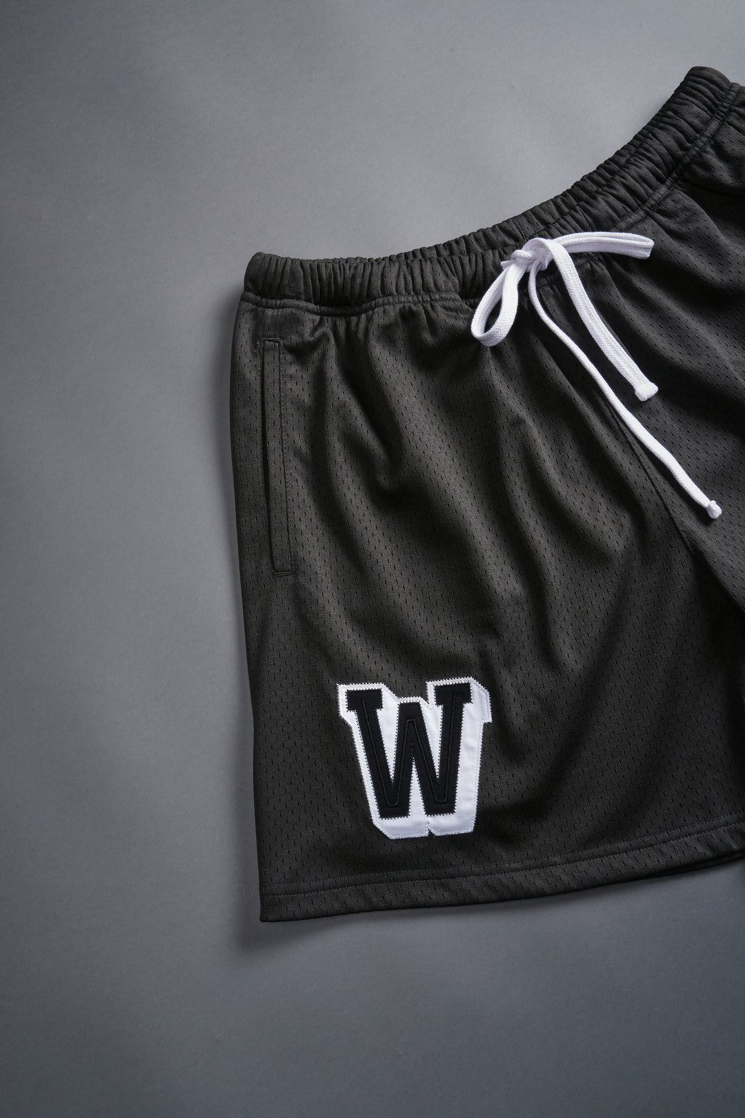 Vaughn Mesh Shorts in Wolf Gray