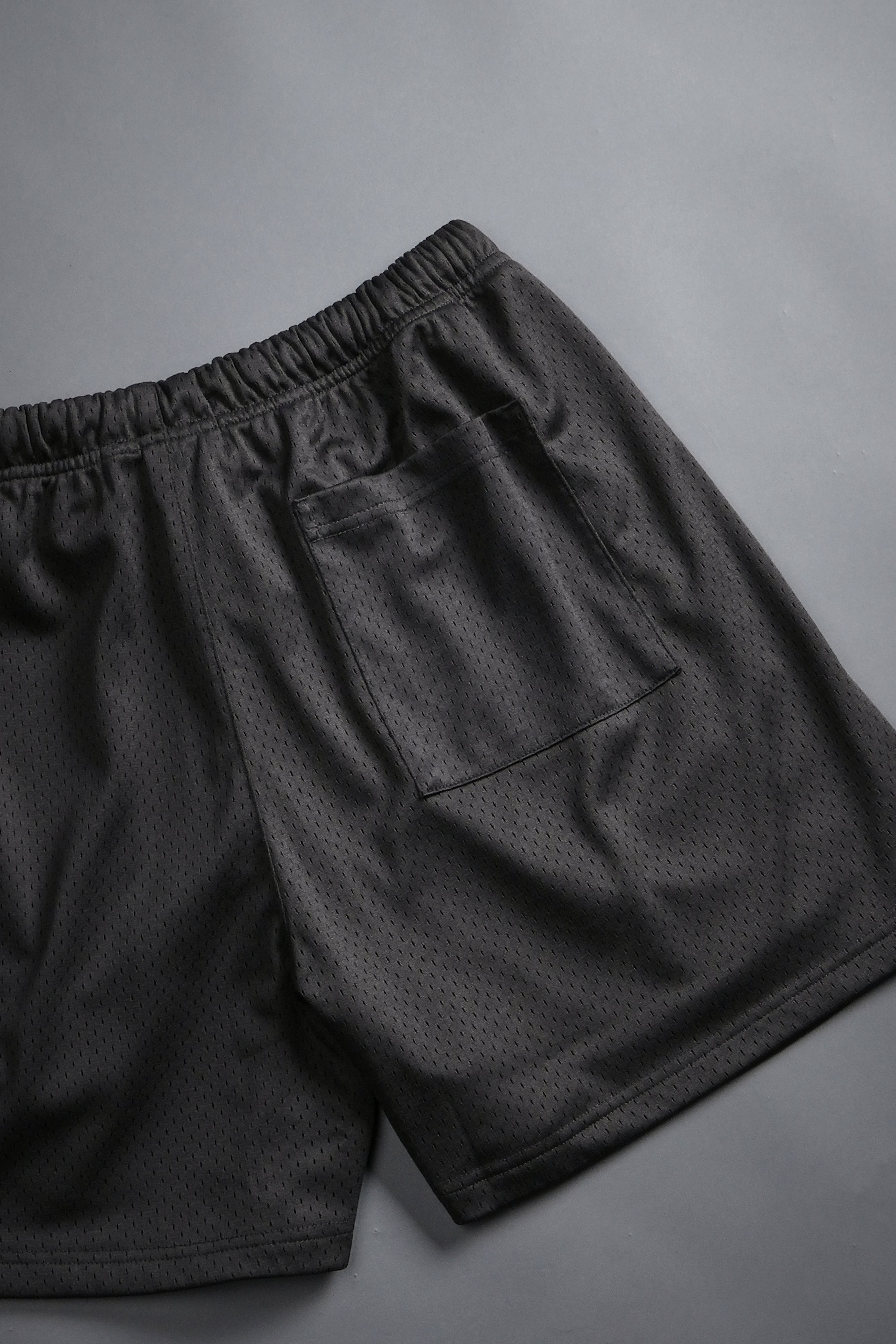 Vaughn Mesh Shorts in Wolf Gray