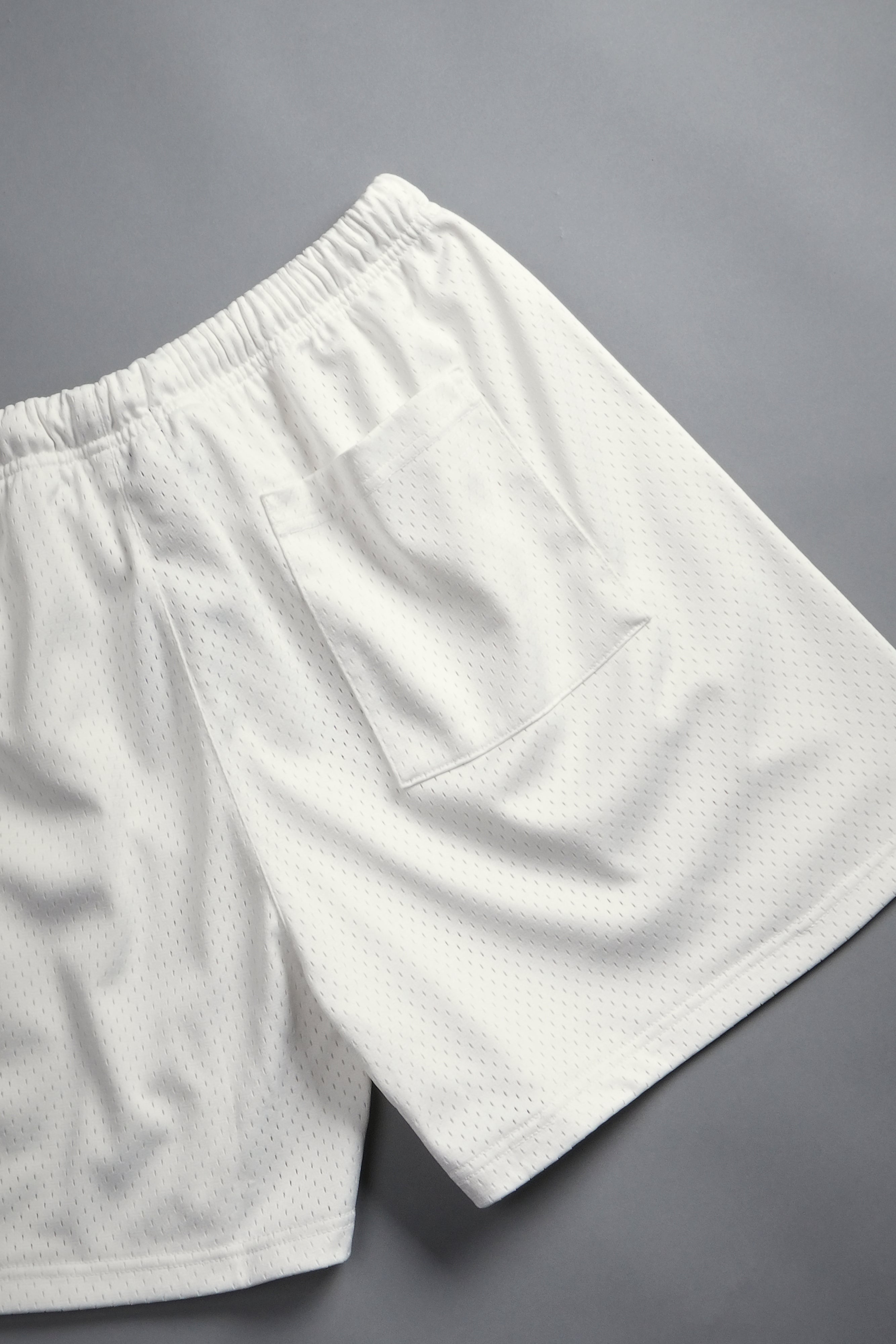 Vaughn Mesh Shorts in Cream