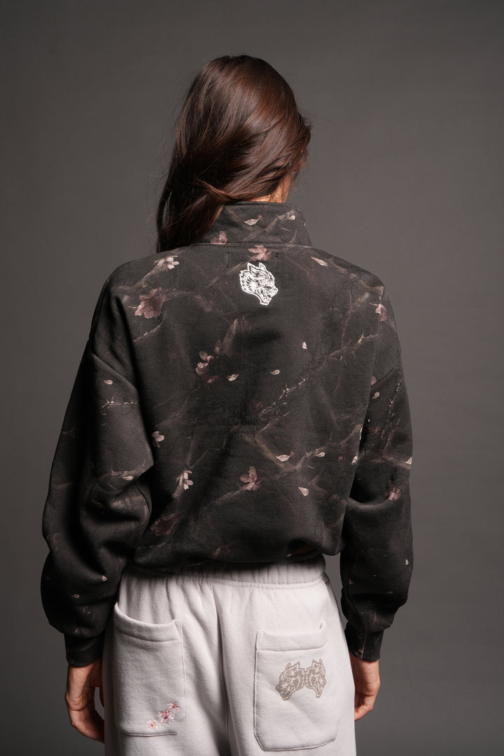 Stud Pyramid She Everson Mockneck Sweater In All Of Us Camo
