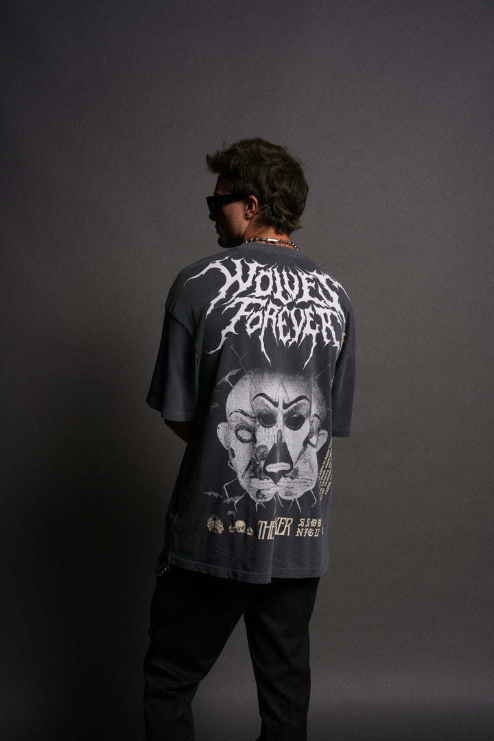 Darkness Descends "Premium" Oversized Tee in Darc Blue