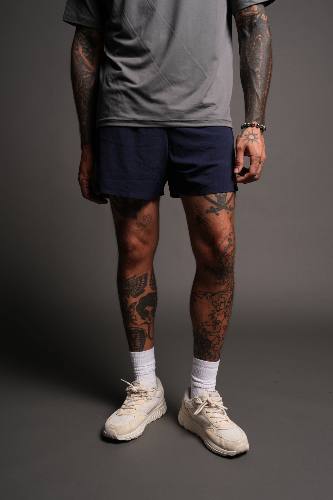 Pyramid V3 Rocky Running Shorts In Navy