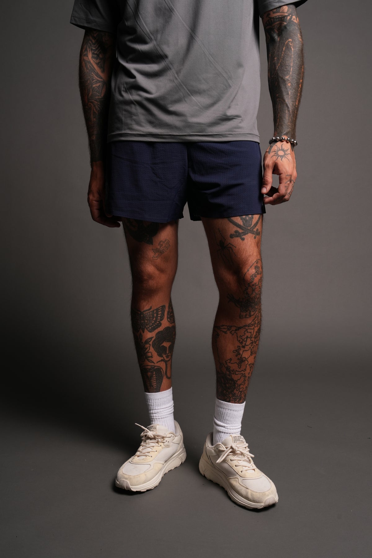 Pyramid V3 Rocky Running Shorts In Navy