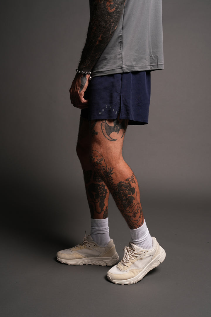 Pyramid V3 Rocky Running Shorts In Navy