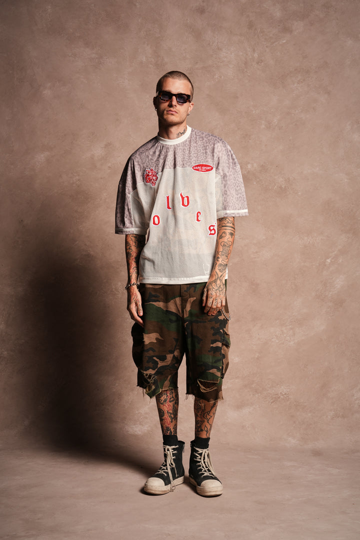 Darc Pyramid Bobby B Jersey in Clay Leopard