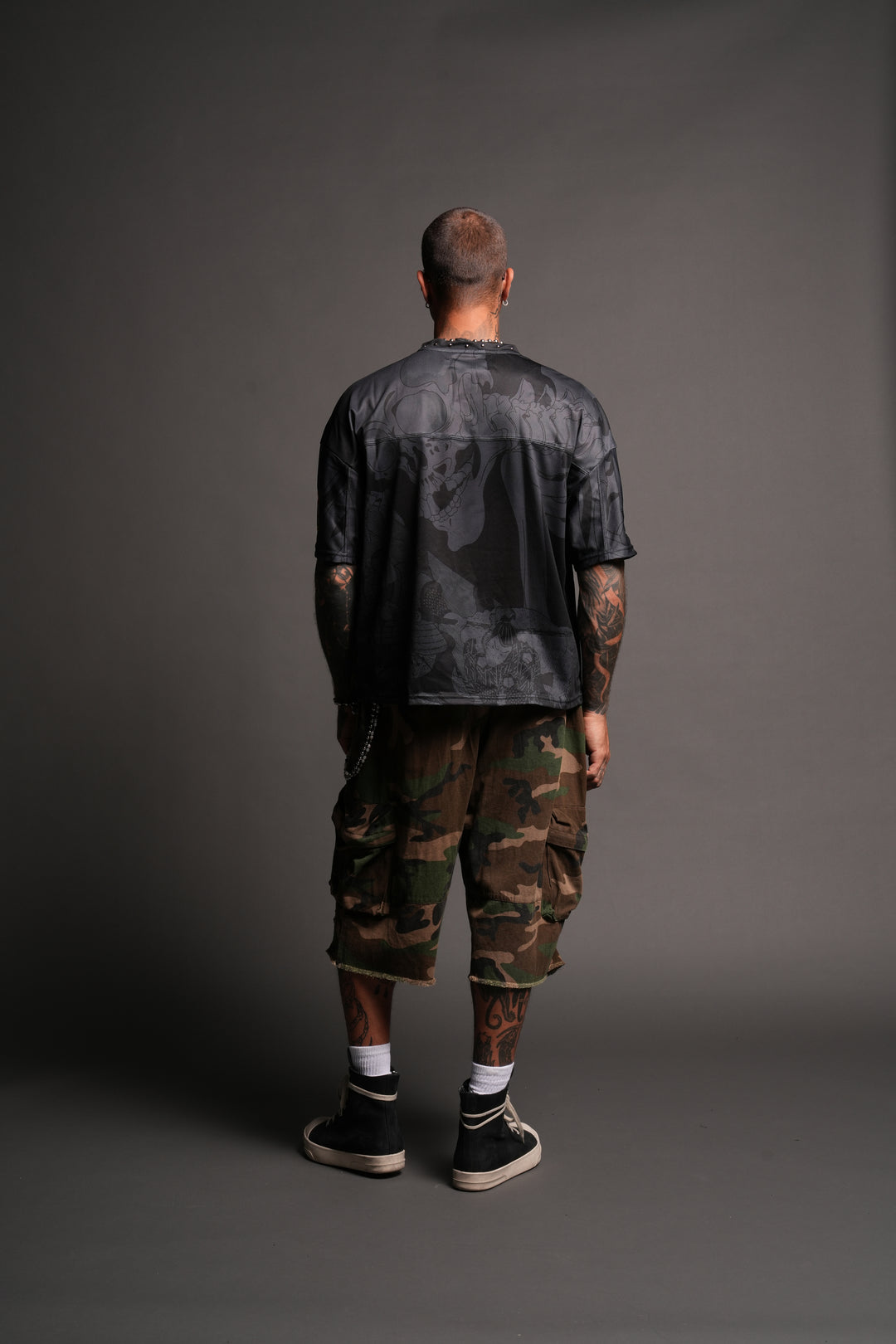 Gashadokuro Emmitt Football Jersey in Black