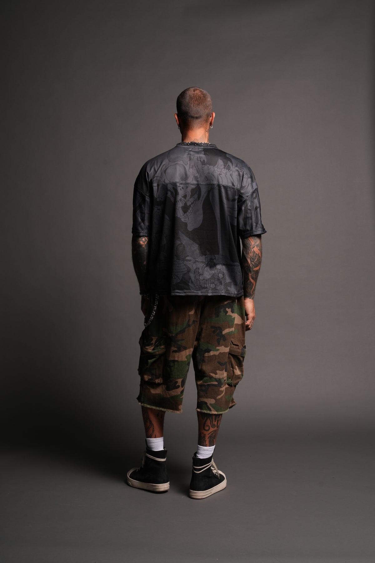 Gashadokuro Emmitt Football Jersey in Black