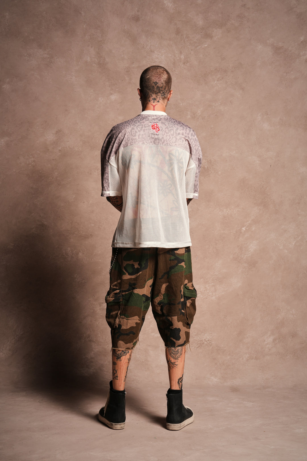 Darc Pyramid Bobby B Jersey in Clay Leopard