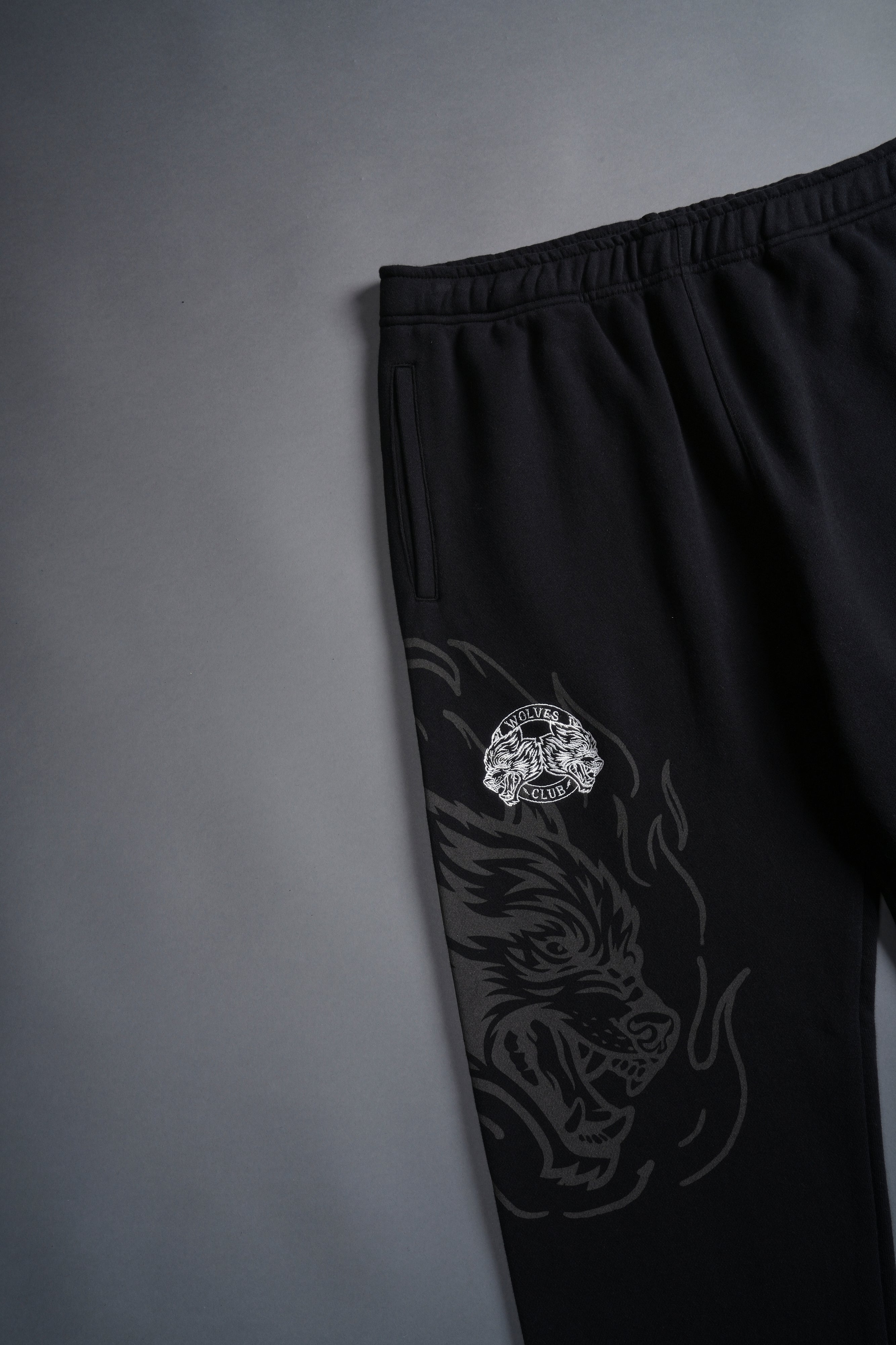 ONLYUS On Fire Post Lounge Sweats in Black