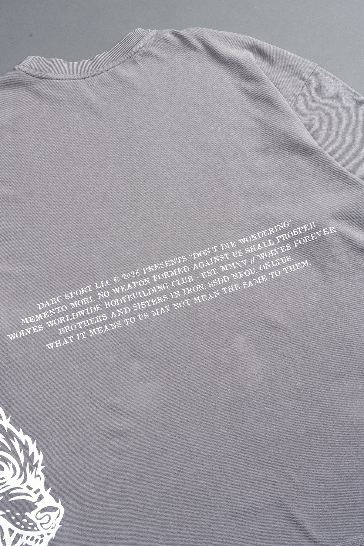 Friday Premium Oversized Tee In Dove Gray