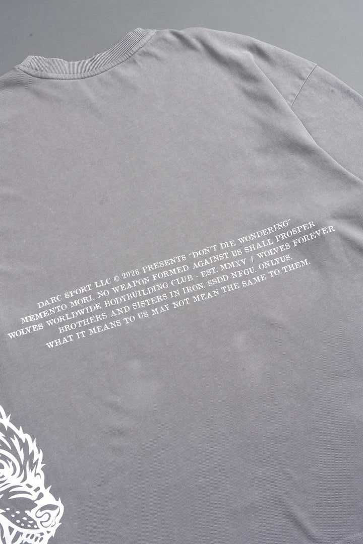 Friday Premium Oversized Tee In Dove Gray