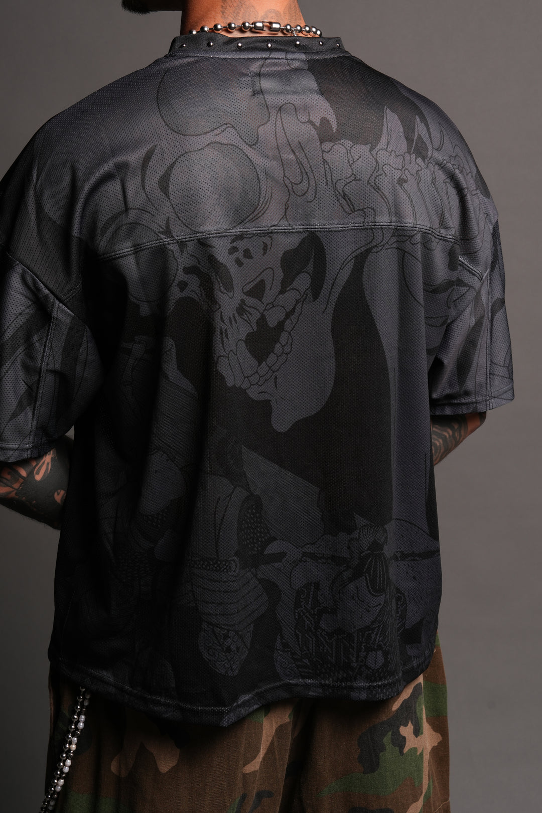 Gashadokuro Emmitt Football Jersey in Black