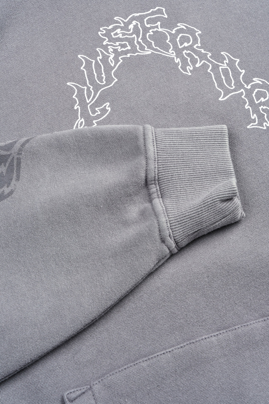 Night Blade Pierce Hoodie In Dove Gray