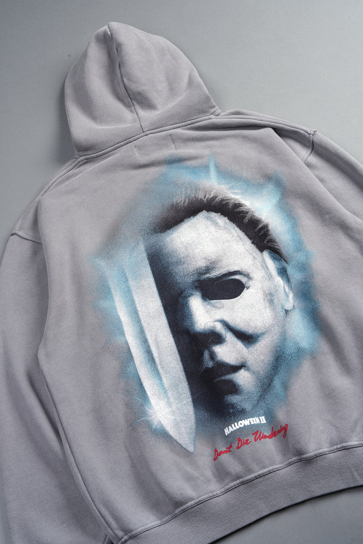 Night Blade Pierce Hoodie In Dove Gray