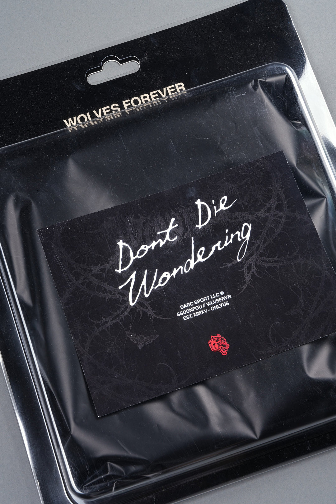 Dont Die Wondering Mystery Tee In Black