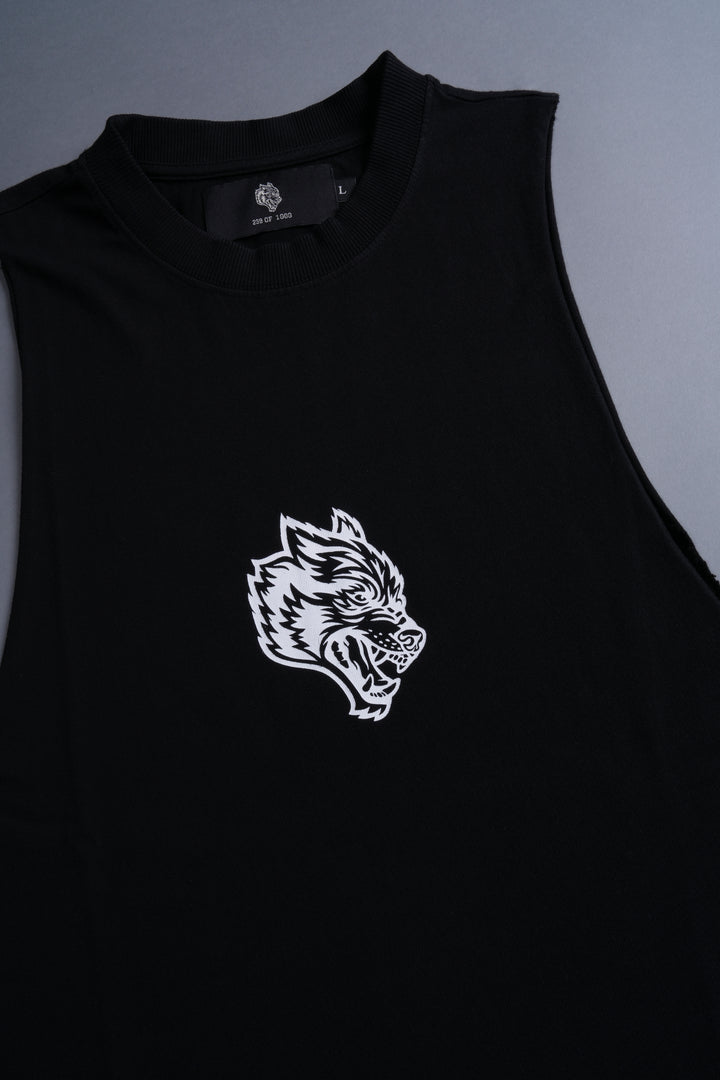 Wolves Pyramid "Tommy" Muscle Tee in Black