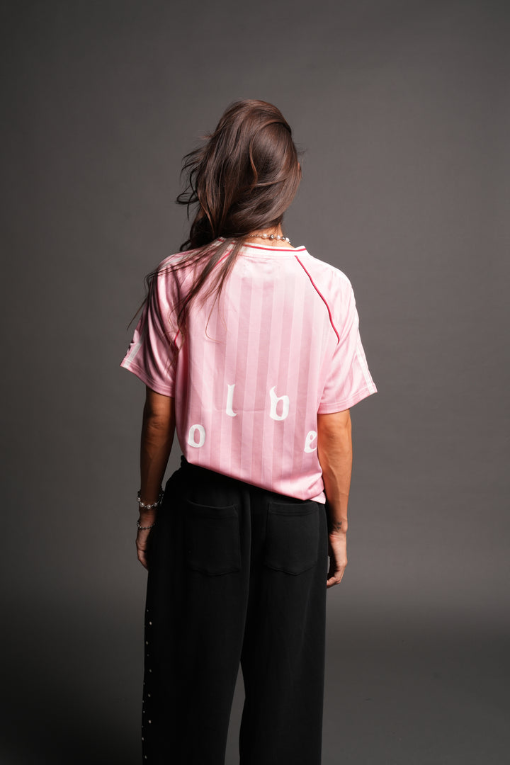 Sakura Forever She Oversized Soccer Jersey in Cherry Blossom