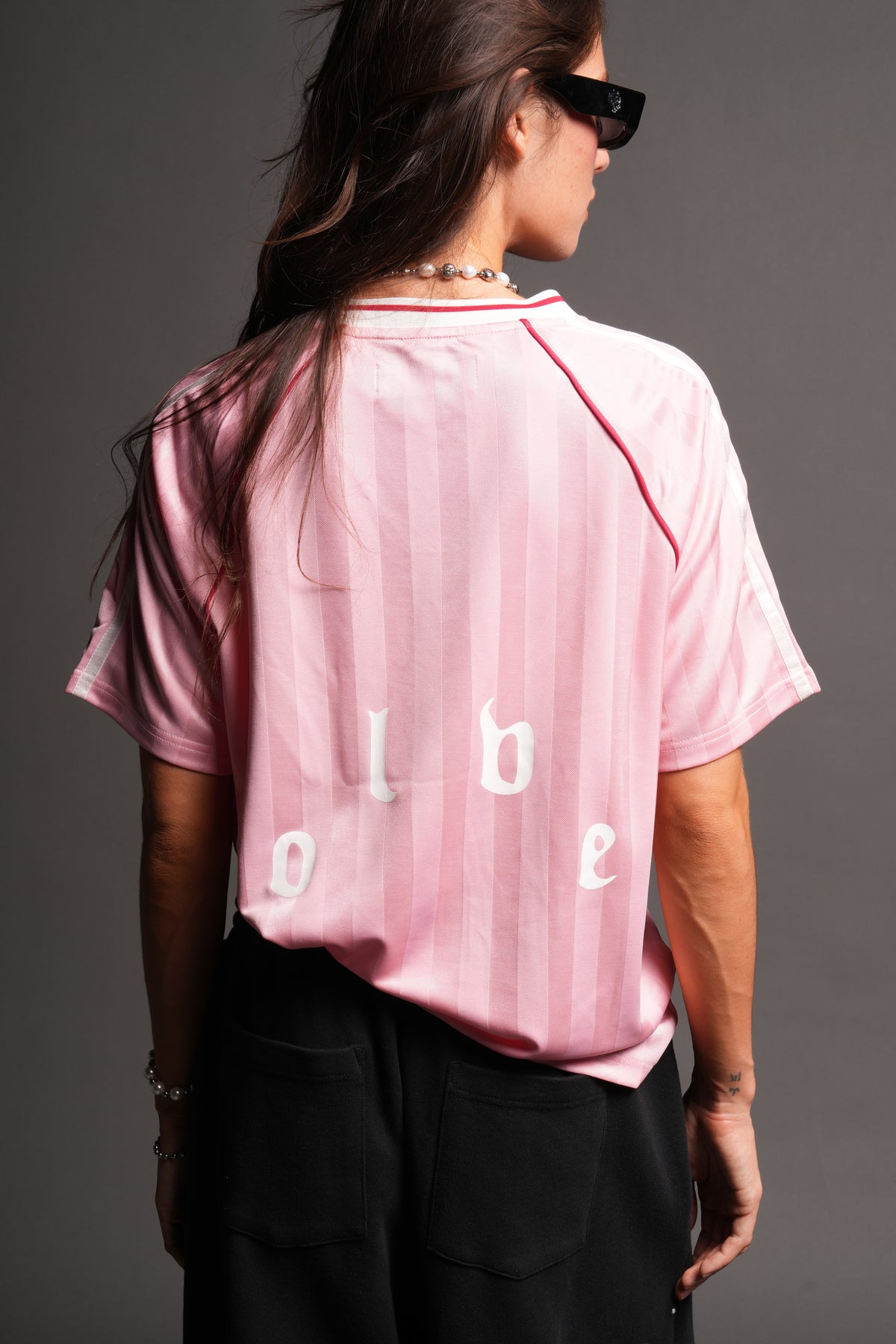Sakura Forever She Oversized Soccer Jersey in Cherry Blossom