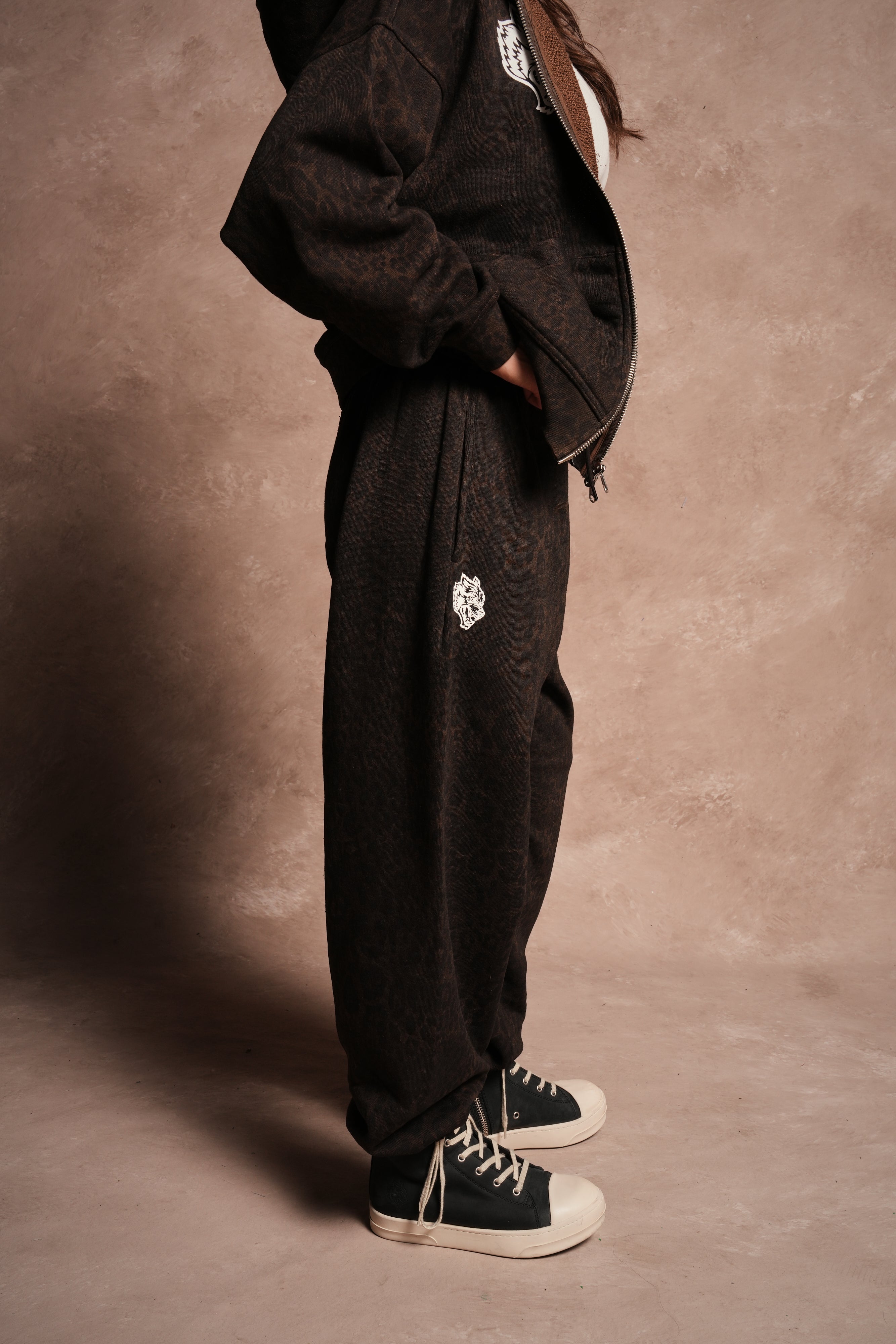 Dual Premium Lounger Sweatpants in Darc Brown Leopard – DarcSport