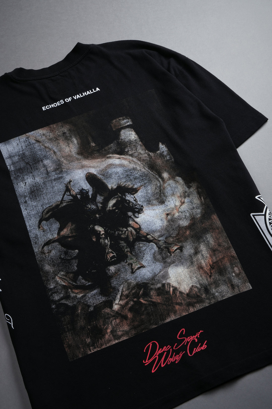 Asgard's Call "Side By Side" Series Premium Tee in Black