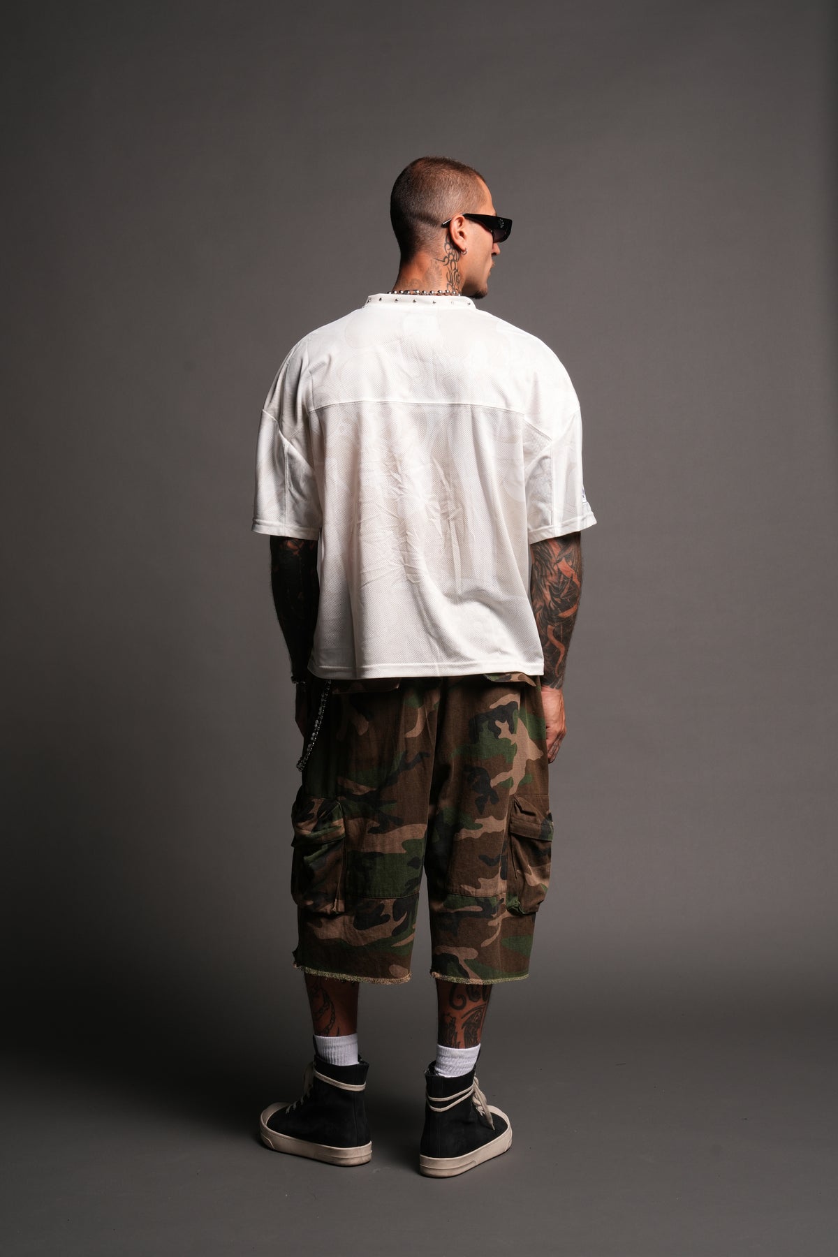 Gashadokuro Emmitt Football Jersey in Cream