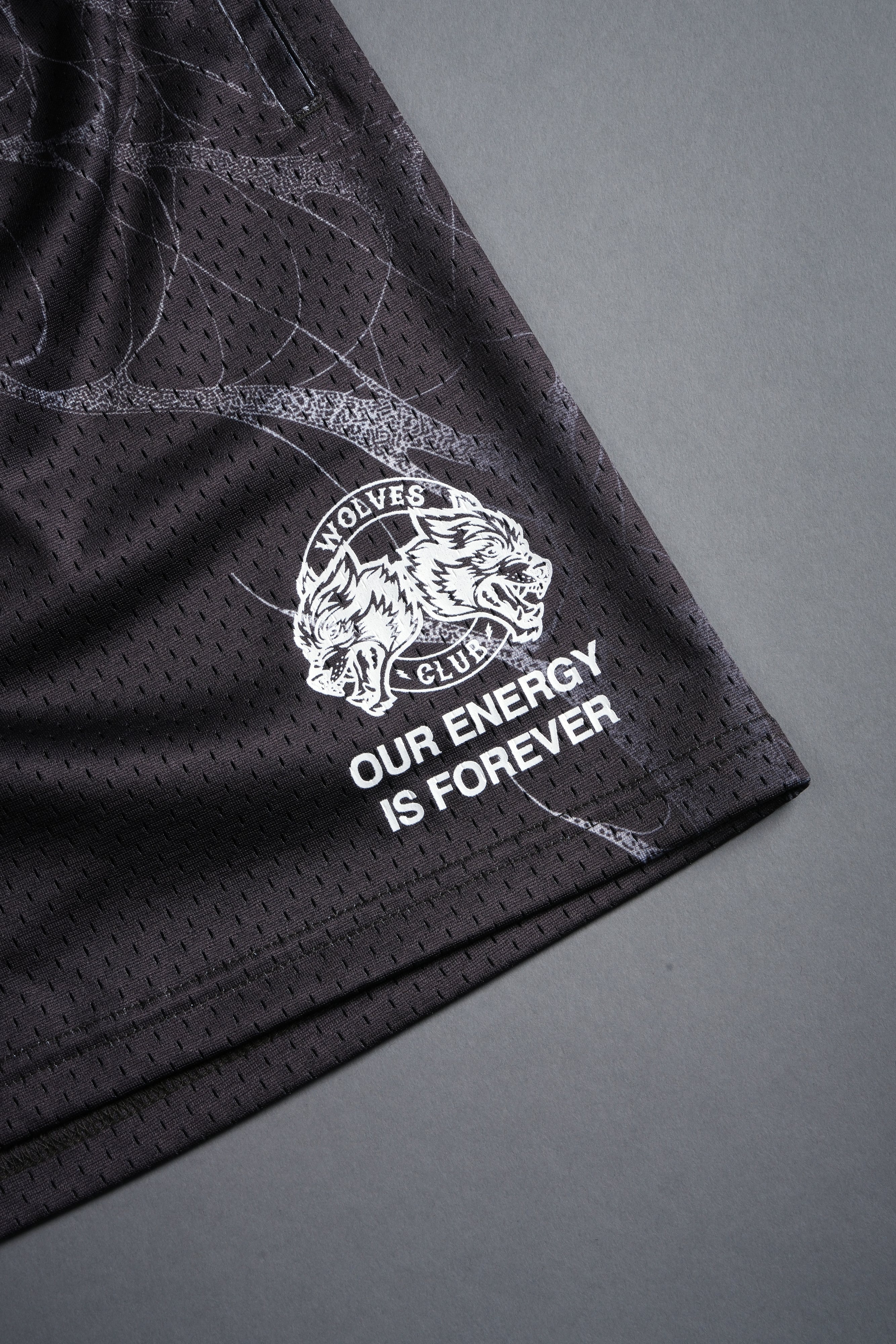 Dark Origin V2 Mesh Shorts in Wolf Gray