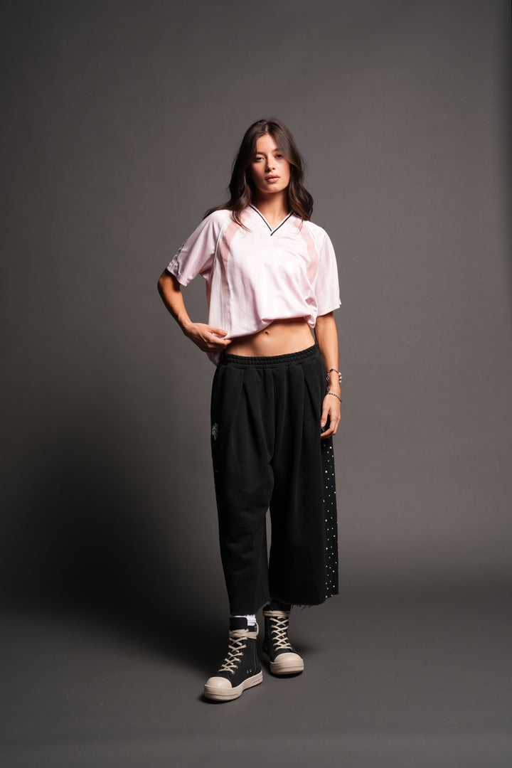 She Wolves Club She Oversized Soccer Jersey In Blush Pink