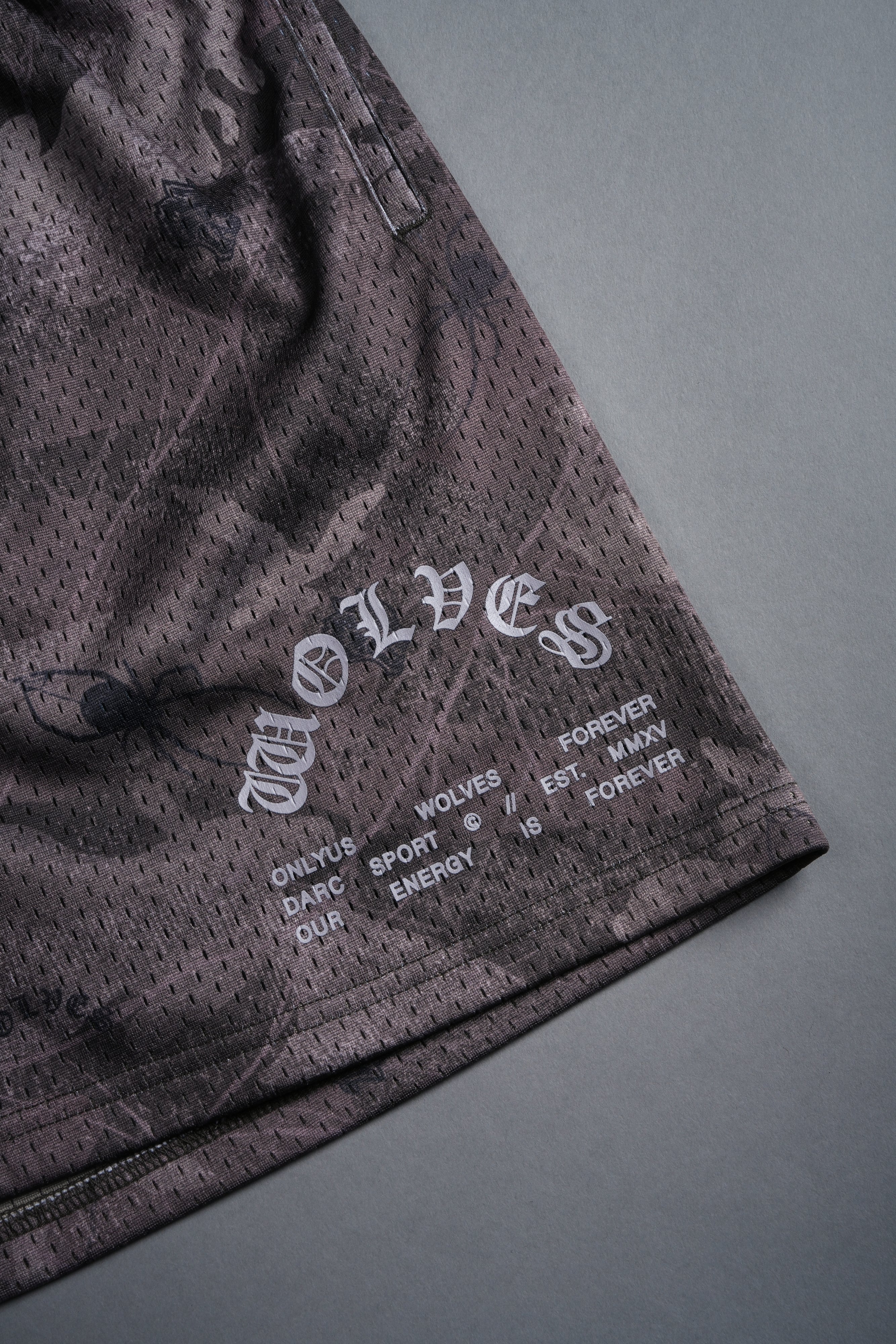Origin Story Mesh Shorts in Spider Camo V2