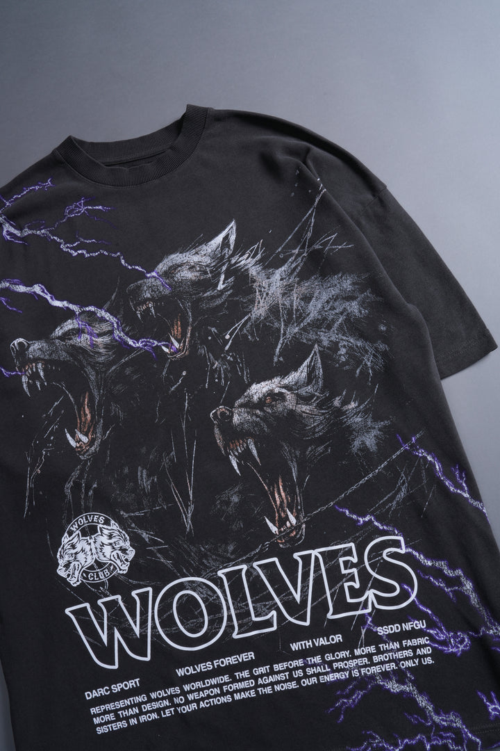 Cerberus V2 "Premium" Oversized Tee in Wolf Gray