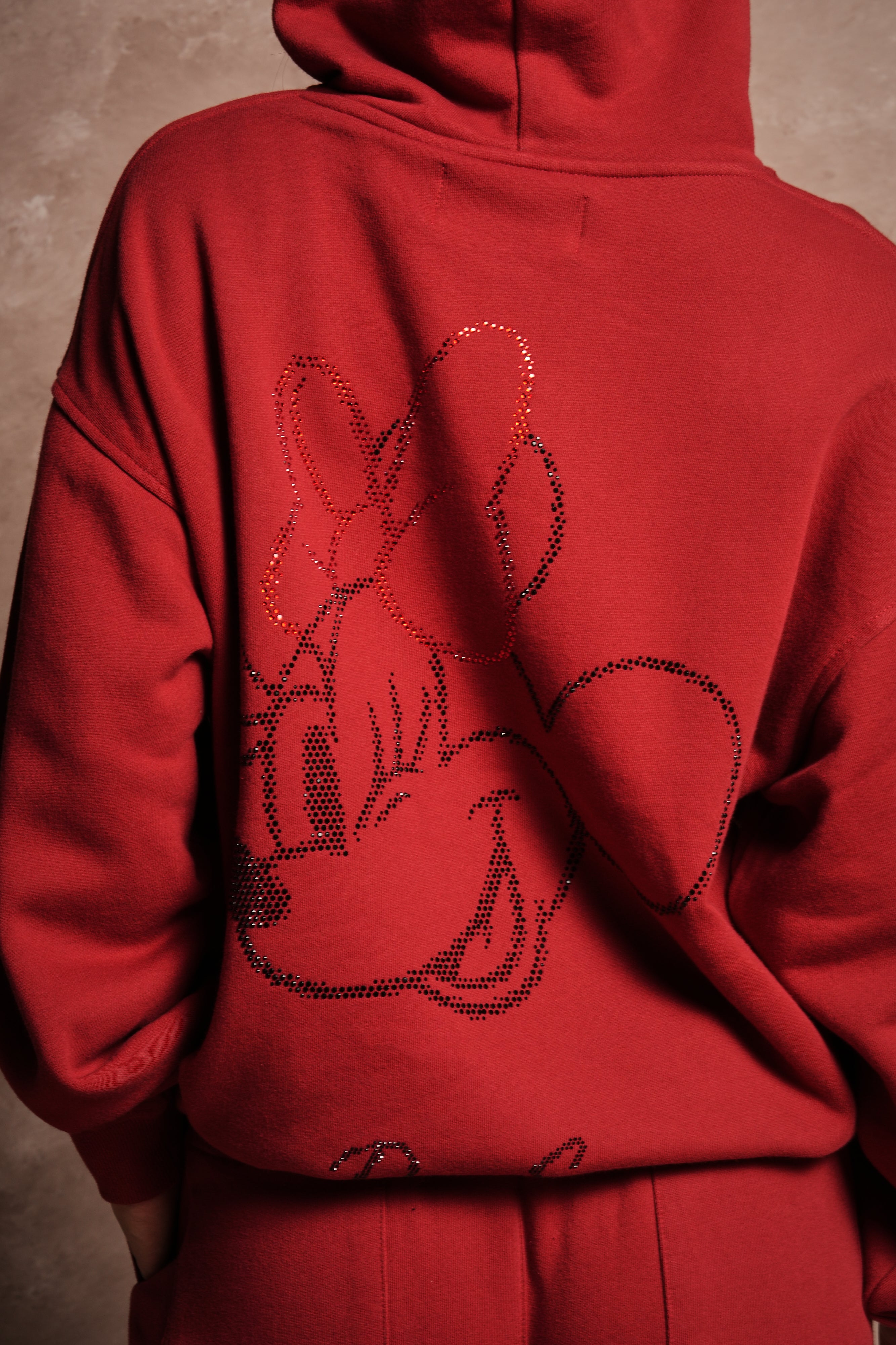 Watch Her Shine Pierce Hoodie in Carmine Red – DarcSport