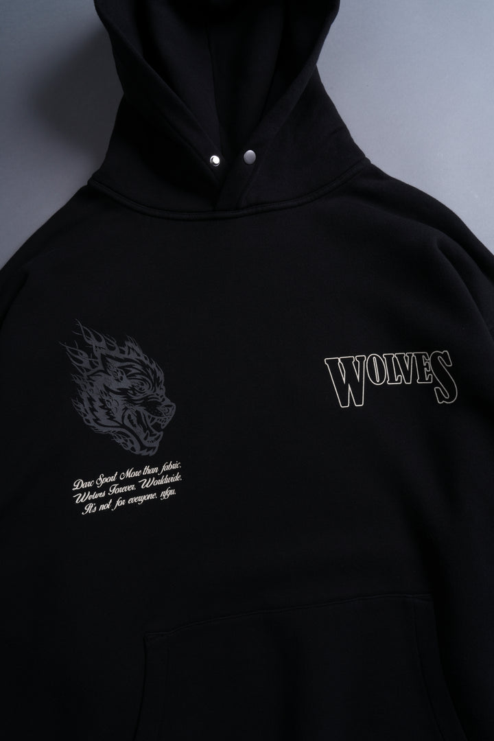 Western V2 "Pierce" Hoodie in Black/Black