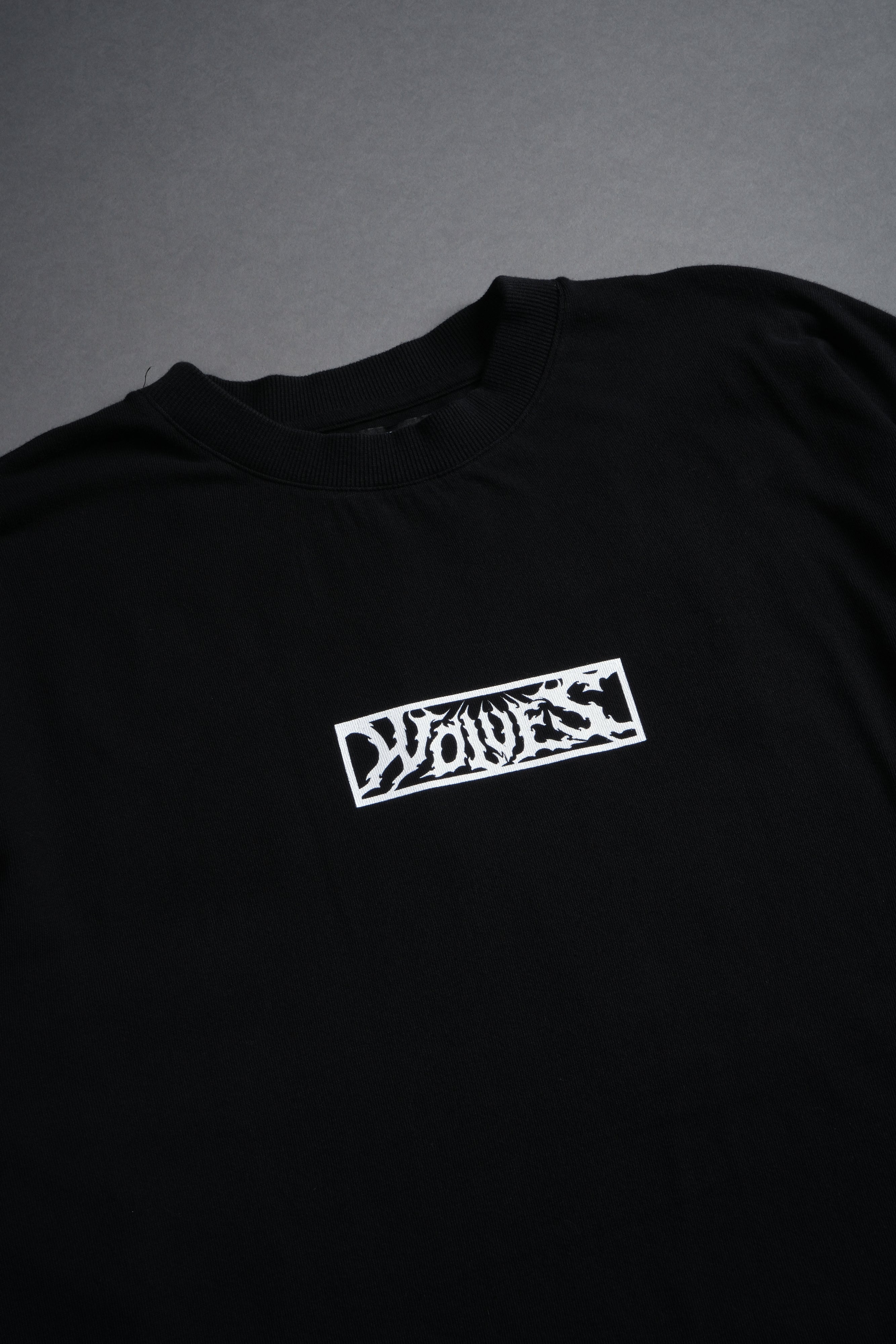 Spider in the Night "Premium" Oversized Tee in Black
