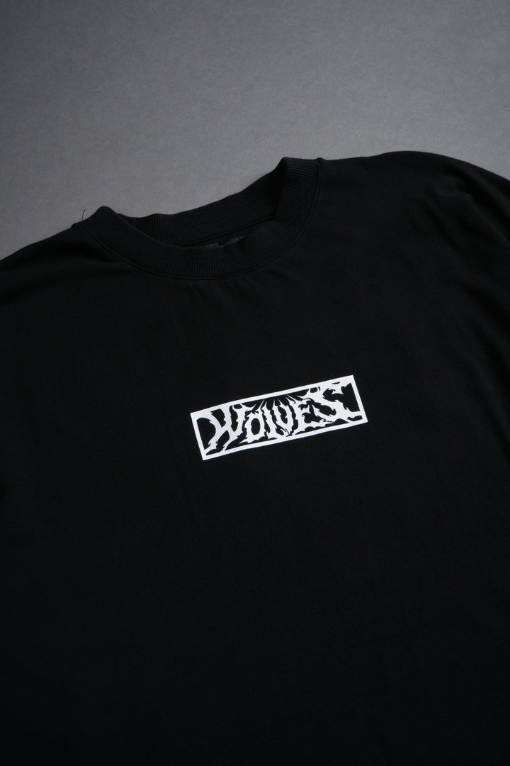Spider in the Night "Premium" Oversized Tee in Black